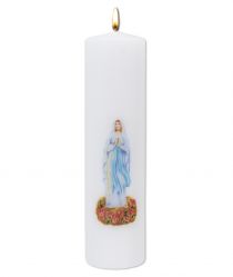 Svíce mariánská, 22 cm image:Image Svíce mariánská, 22 cm
