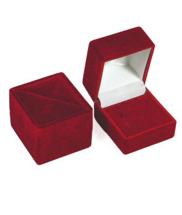 image:Image Krabička na šperky sametová červená
