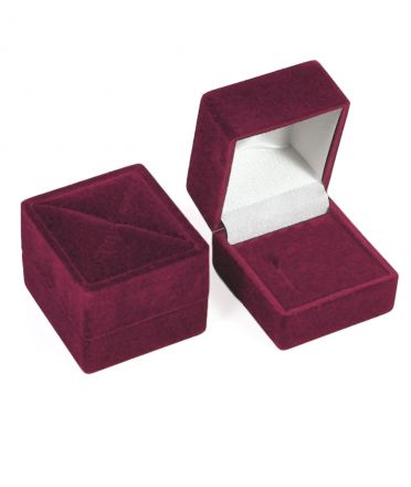 image:Image Krabička na šperky sametová bordó