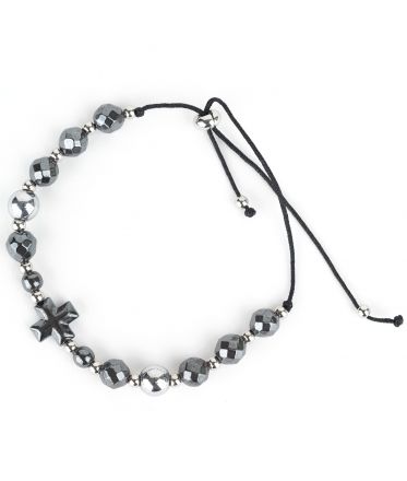 image:Image Náramek desátek hematit tmavý