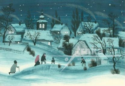 image:Image Zimní vesnička -  přání