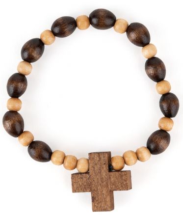 image:Image Náramek desátek dřevěný dvoubarevný