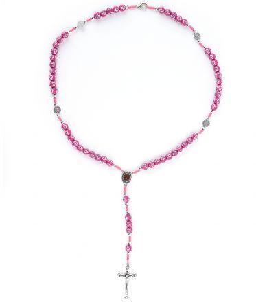 image:Image Růženec Svatá země - růžové korálky
