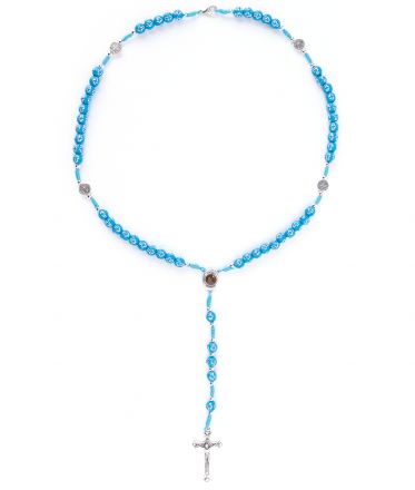 image:Image Růženec Svatá země - modré korálky