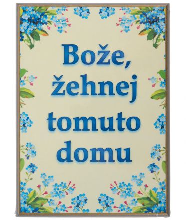 image:Image Magnetka XL - Požehnání domu - pomněnky, kratší text