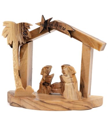 image:Image Betlém s hvězdou,  olivový 8 cm