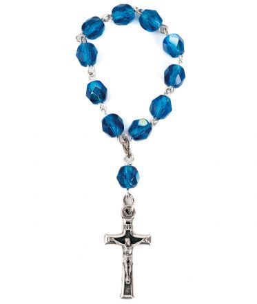 image:Image Růženec desátek, azurově modrý