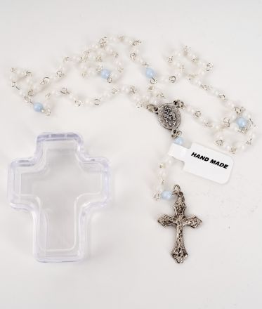 image:Image Růženec v krabičce, dětský, modrý