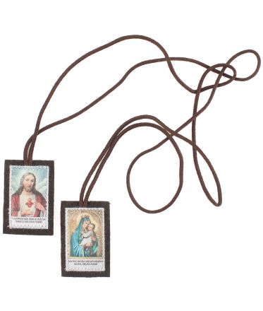 image:Image Škapulíř Panny Marie Karmelské barevný