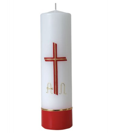 image:Image Velikonoční svíce s reliéfem, 22 cm