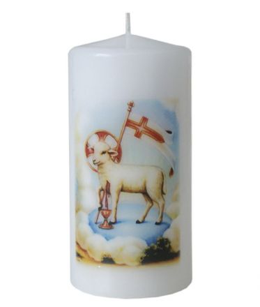 image:Image Velikonoční svíce s motivem, 12 cm