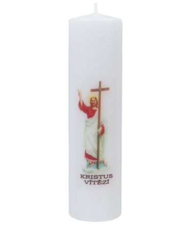 image:Image Velikonoční svíce s potiskem 22 cm