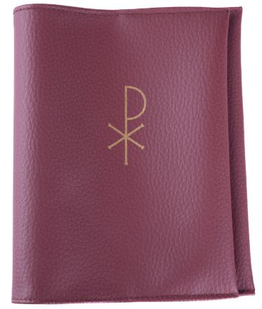 image:Image Obal na modrý kancionál v barvě vínově červené