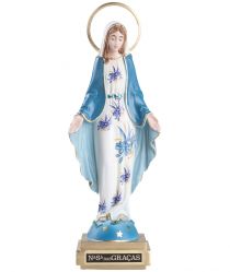 image:Image Panna Maria Neposkvrněná s modrými květy 16 cm