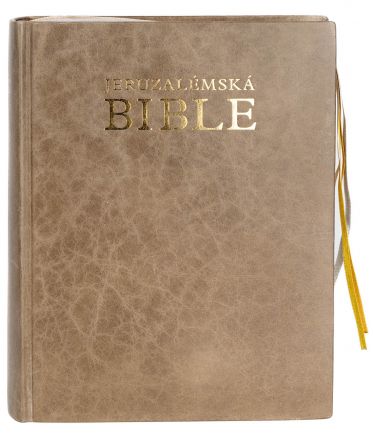 image:Image Jeruzalémská Bible v kůži - zelenošedá