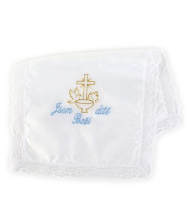 image:Image Křestní rouška - holubice a džbán M