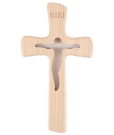 image:Image Kříž s výřezem, bezbarvý, 13 cm