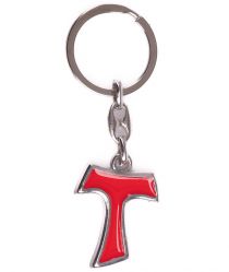 Přívěšek na klíče kříž Tau kovový image:Image Přívěšek na klíče kříž Tau kovový