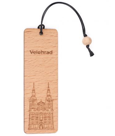 image:Image Dřevěná záložka do knih s reliéfem Velehradu