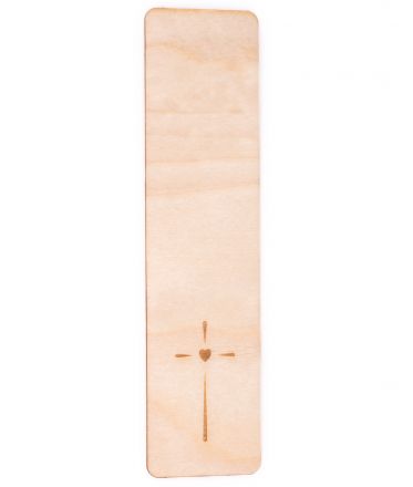 image:Image Dřevěná záložka s reliéfem kříže