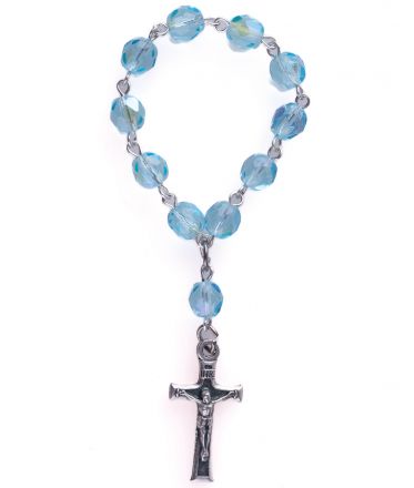 image:Image Růženec desátek, světle modrý