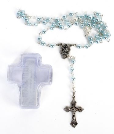 image:Image Růženec v krabičce dětský, modrý