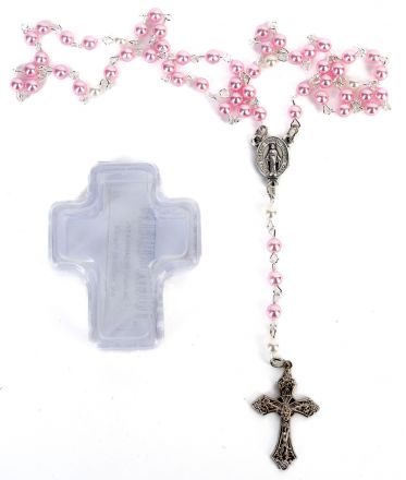 image:Image Růženec v krabičce, dětský, růžový