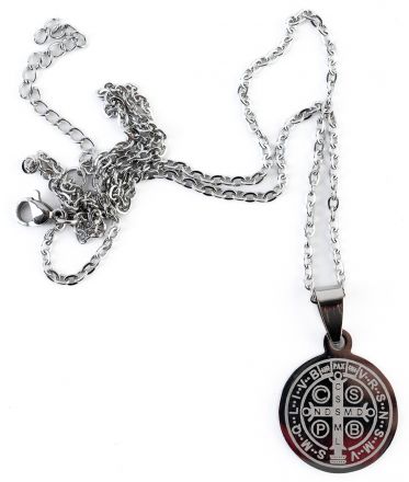 image:Image Medailka sv. Benedikta na řetízku 2 cm