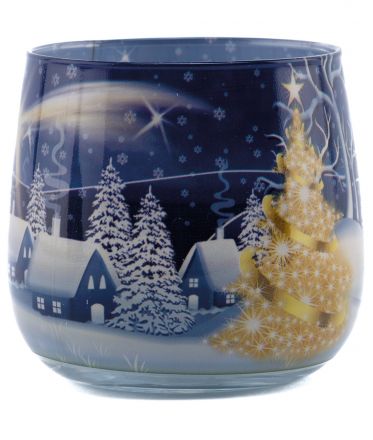 image:Image Svíčka ve skle vonná - Zimní krajina