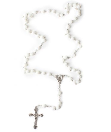 image:Image Růženec - perla růžička, bílá