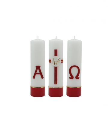 image:Image Svíce velikonoční sada bílá