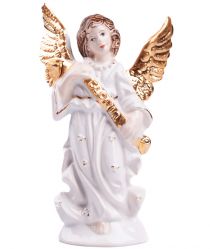 image:Image Anděl Gloria, 12 cm keramika, nápis zlatá glazura