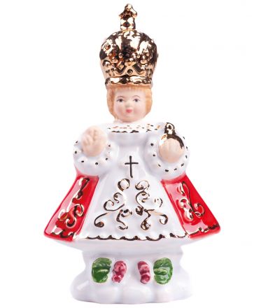 image:Image Pražské Jezulátko 12 cm keramika, červené, malé