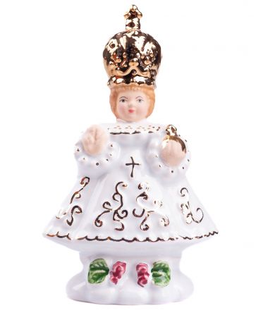 image:Image Pražské Jezulátko 12 cm keramika, bílé, malé