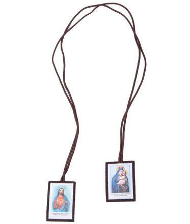 image:Image Škapulíř Panny Marie Karmelské barevný