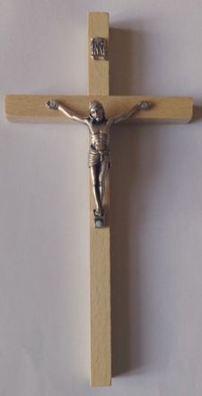 image:Image Kříž na zeď světlý 18 cm