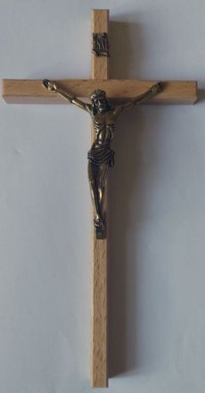 image:Image Kříž na zeď světlý 21,5 cm