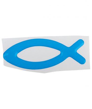 image:Image Samolepka rybička prostorová modrá 8,5 x 3 cm