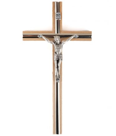 image:Image Kříž na zeď světlé dřevo 20 cm