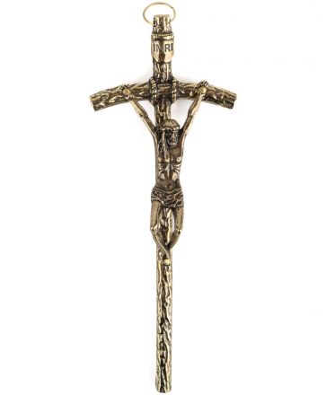 image:Image Kříž papežský na zeď, mosaz, 14,5 cm