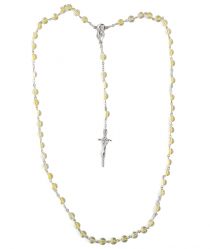 Růženec žlutý průhledný korálek image:Image Růženec žlutý průhledný korálek