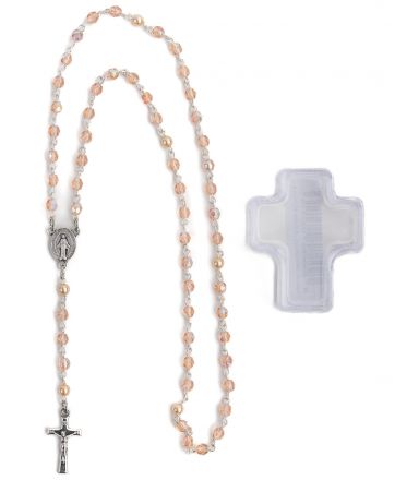 image:Image Růženec v krabičce, dětský, světle růžový