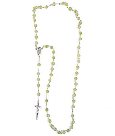 image:Image Růženec zelený průhledný korálek