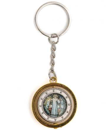 image:Image Přívěšek na klíče s medailí sv. Benedikta, barevný