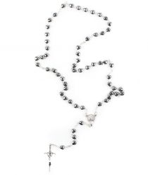 Růženec - hematit s perlami srdce image:Image Růženec - hematit s perlami srdce