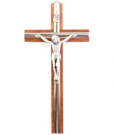 image:Image Kříž na zeď tmavé dřevo 16 cm