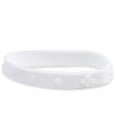 image:Image Náramek desátek, silikon bílý