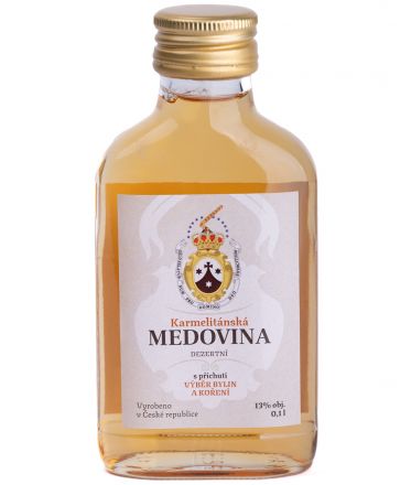 image:Image Karmelitánská medovina s příchutí bylin a koření 0,1 l.
