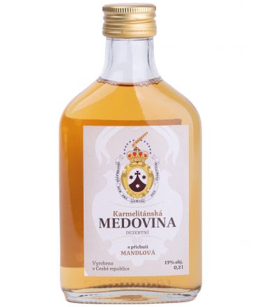 image:Image Karmelitánská medovina s příchutí  mandle 0,2 l.
