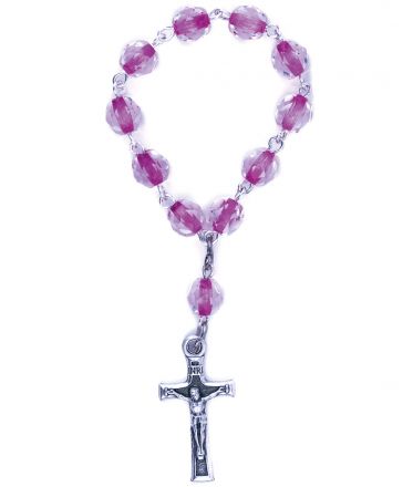 image:Image Růženec desátek, růžový průhledný